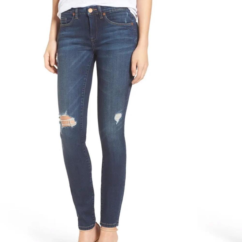 BLANKNYC Distressed Skinny Jeans